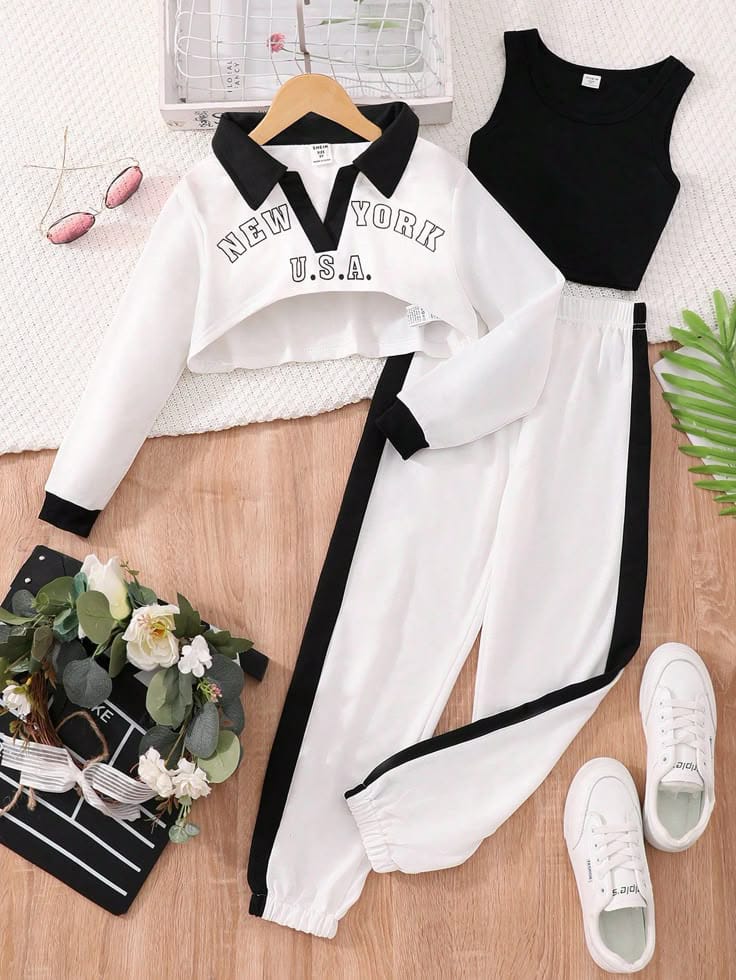 Cargo jogger top plazoo bottom set